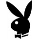 stickers lapin play boy