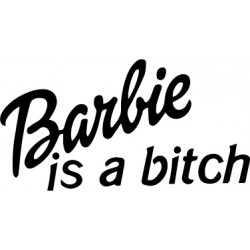stickers barbie is a bitch