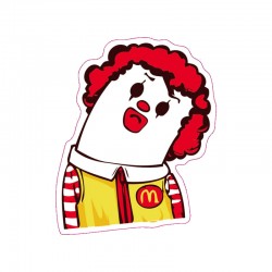 stickers ronald humour