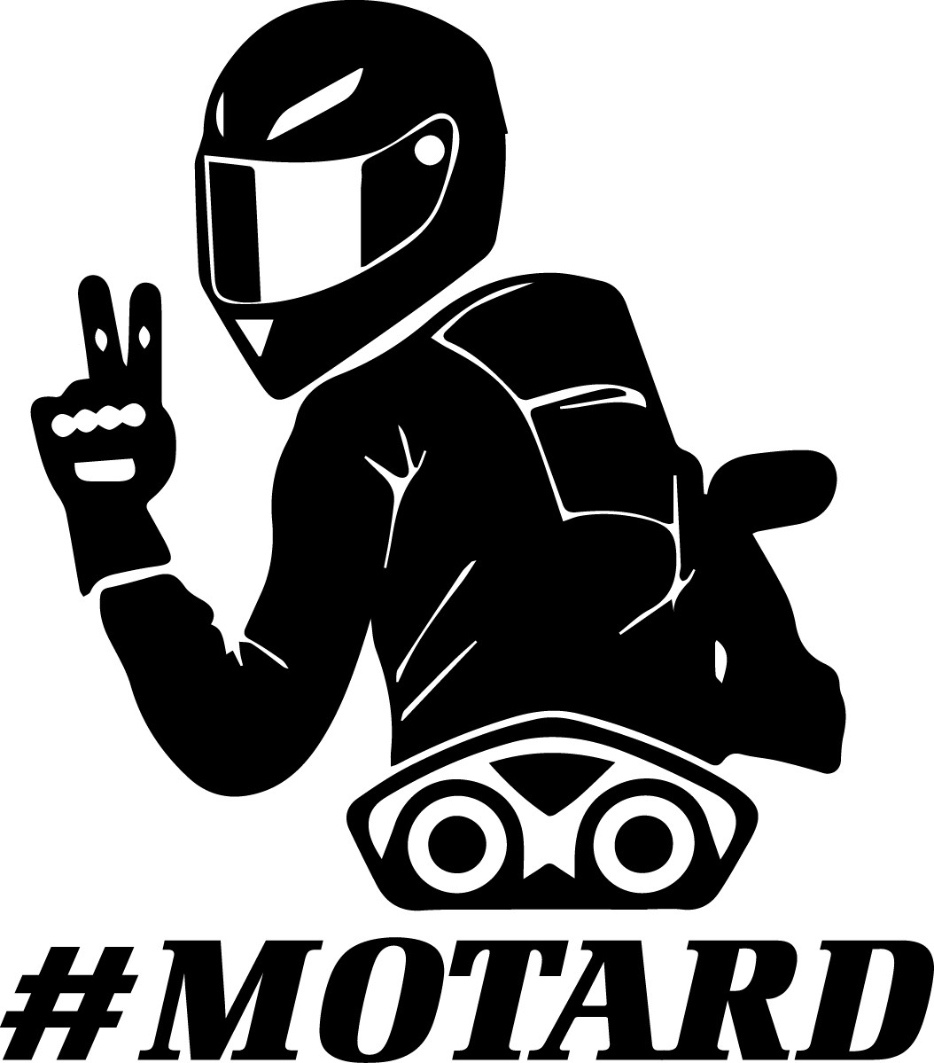 Sticker respect des motards pour la voiture / moto - Stickers voiture -  Accessoires