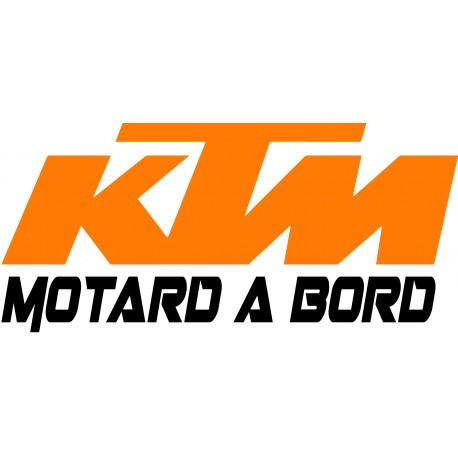 motard à bord KTM