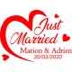 Just Married personnalisable
