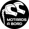 motards à bord