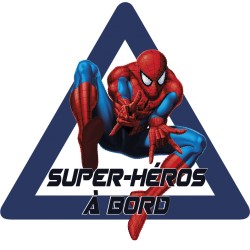 spiderman super héros à bord 