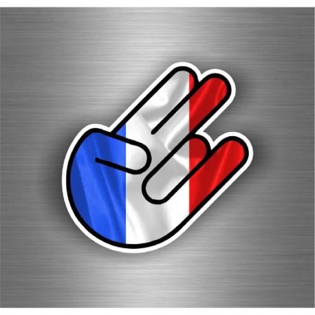 main drapeau français