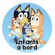 enfants à bord bluey